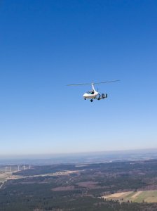 Tragschrauber-Ausflug nach Degerfeld