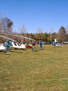 Tragschrauber-Ausflug nach Degerfeld